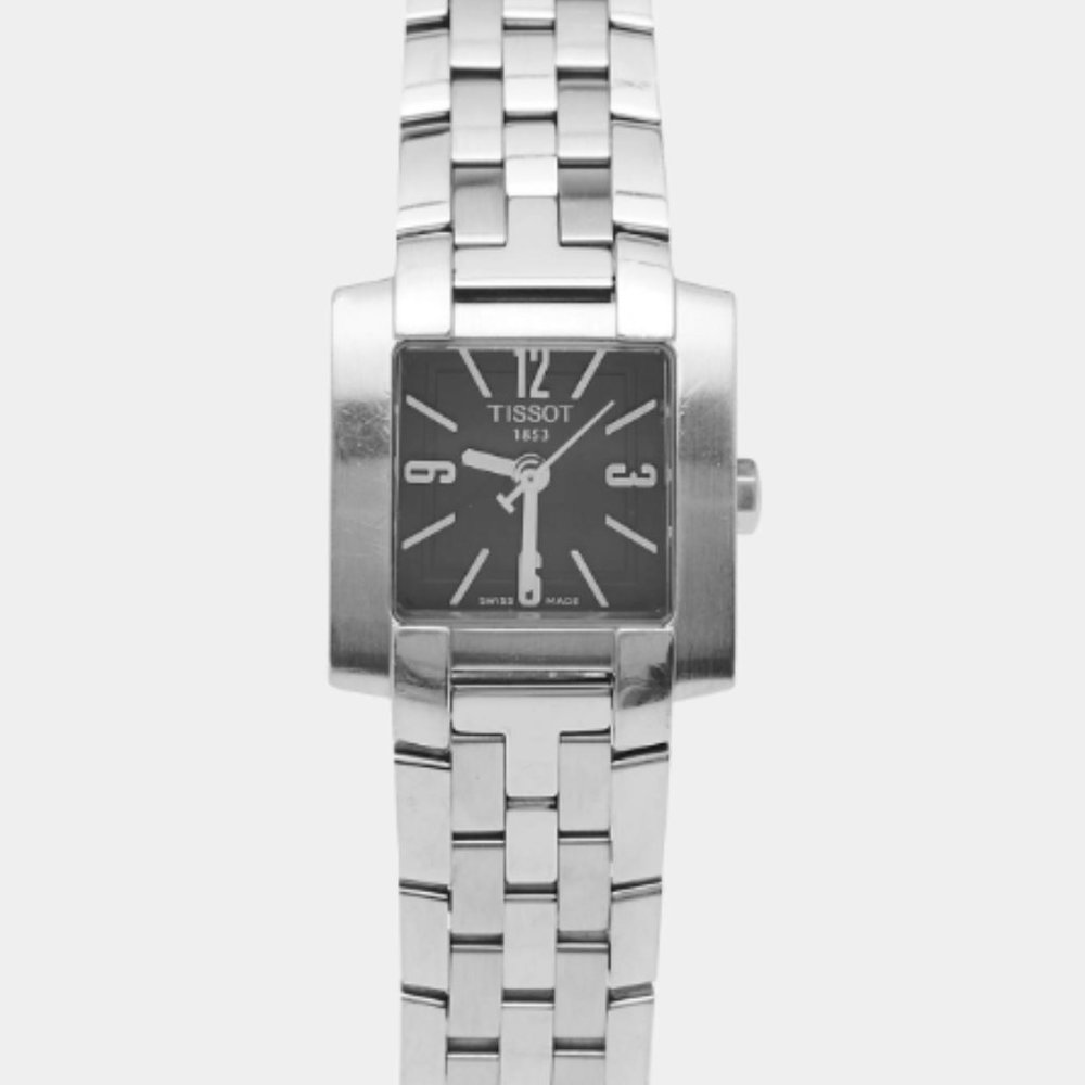Tissot Black Stainless Steel Woman's Watch💎